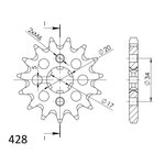 Supersprox / JT Front sprocket 1264.15