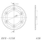 Supersprox / JT Rear sprocket 1258.54