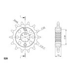 Supersprox / JT Front sprocket 1042.14