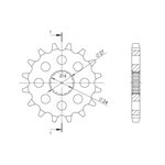 Supersprox / JT Front sprocket 423.16