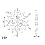 Supersprox / JT Front sprocket 438.14