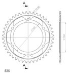 Supersprox / JT Rear sprocket 1307.43