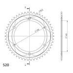 Supersprox / JT Rear sprocket 896.52