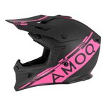 AMOQ Meteor V2 Kypärä Musta/Pinkki M