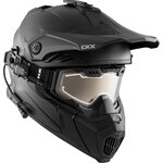 CKX Helmet + Goggles with electric lens TITAN Airflow Matt black M