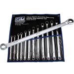 12pc Metric Extra Long Double Ring Geardrive Wrench/Spanner Set