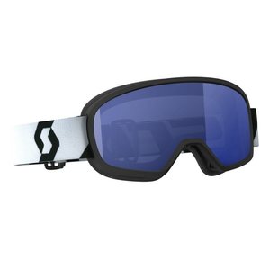 Scott Goggle Buzz Pro Snow Cross black/white sky blue