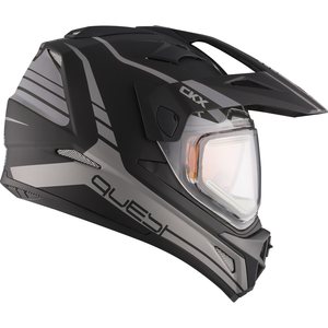 CKX Helmet QUEST RSV Straightline with electric visor Matt grey XS