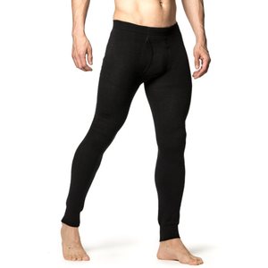 Woolpower Long Johns with Fly 200 musta 2XL