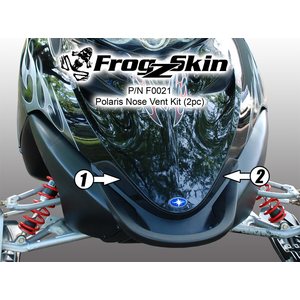 Straightline Performance SPI Frogskinz 2005-11 Polaris IQ Nose Vent Kit (2pc)