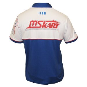 MS Kart Polo-shirt MS KART ALEA - model blue (sizes: XS, S, M, L, XL, XXL)