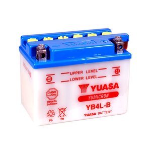 Yuasa Battery, YB4L-B (with acid bottle) (cp)