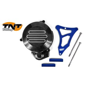 TNT-tuning TNT Flywheel & sprocket cover, Black/Blue, Derbi Senda <-05