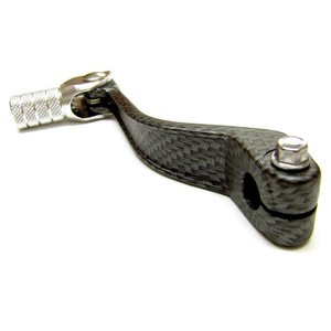 Tec-X Gear pedal, Carbon-style/Silver, Derbi Senda