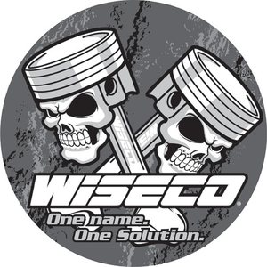 Wiseco Team Hoodie (skully piston rear, black, dry blend)
