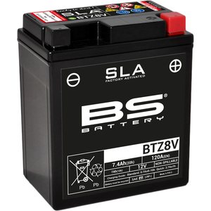 BS Battery BTZ8V (FA) SLA - Sealed & Activated