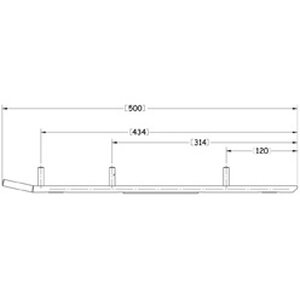 Sno-X Ripper Four Ohjari pari 4" Kovametalli
