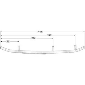 Sno-X Ripper Four Ohjari pari 4" Kovametalli