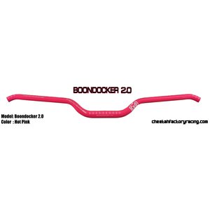 Cheetah Factory Racing Boondocker Ohjaustanko 2.0 Hot Pinkki