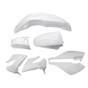 Tec-X Bodywork kit, White, Derbi Senda 00-08