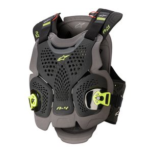 Alpinestars Protection Vest A-4 Max Black/Yellow Fluo XS/S