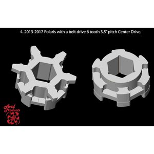 Avid Sprocketpair Polaris 3,5" 6 teeth