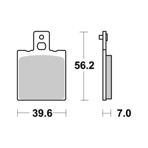 SBS Brakepads Ceramic (519HF)