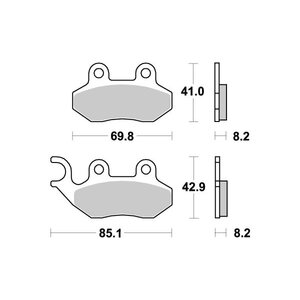 SBS Brakepads Ceramic (708HF)