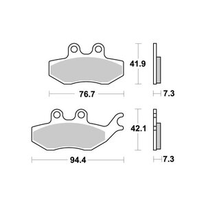 SBS *Sbs Brakepads Ceramic