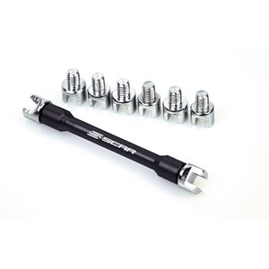 Scar Spoke Wrench kit - contains 5,4mm / 5,6mm / 5,8mm / 6mm / 6,2mm / 6,4mm / 6