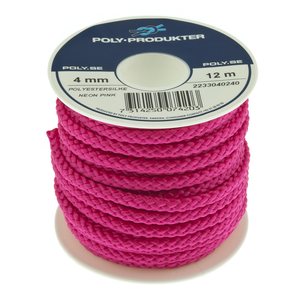 Polyropes Polyester naru Neon Pink 3,0mm 25m