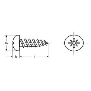 Peltiruuvi 4.2x19mm 20pakk.