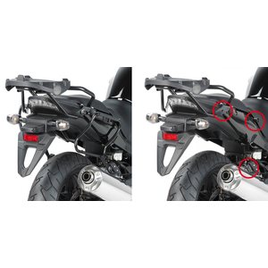 Givi Rapid release tubular side-case holder for MONOKEY® SIDE cases