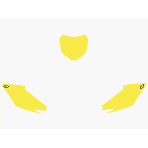 Blackbird numeropohjat keltainen CRF250 14-/CRF450 13-16