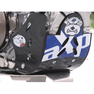 AXP Racing Skid Plate Black/Blue Sticker Yamaha YZ450F 10-13