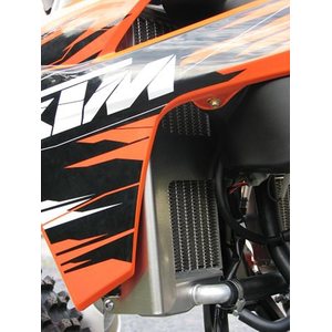 AXP Racing Radiator Braces Black Spacers Ktm SX250 11-15
