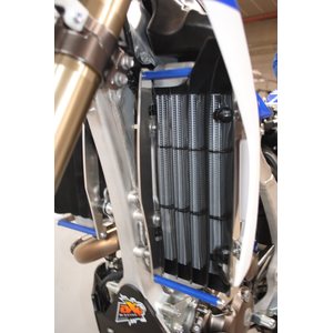 AXP Racing Radiator Braces Blue Spacers Yamaha WRF450 12-13