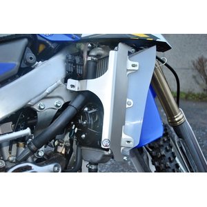 AXP Racing Radiator Braces Blue Spacers Yamaha WR250F 15-19, WR450F 16-18