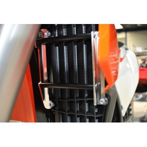 AXP Racing Radiator Braces Black Spacers Ktm/Husqvarna 16-17