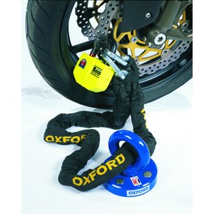 Oxford Boss Hälyttävä lukko + 12mm x 1.5 m ketju