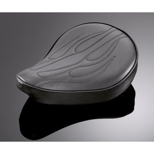 Highway Hawk solo seat small flame