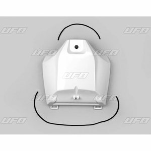 UFO Tank cover YZ250F 19-,YZ450F 18- White 046