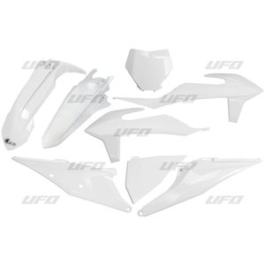 UFO Muovisarja 5-osainen Valkoinen 047 KTM SX/SXF125-450 19-