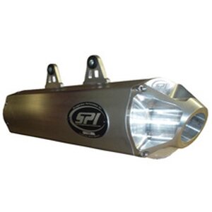 Straightline Performance Slip-On Exhaust Yamaha Grizzly 700 08-14