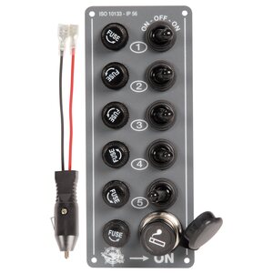 Osculati Katkaisijapaneeli 5 kytkintä + 12V