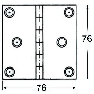 Osculati S.S Sarana 76x76mm