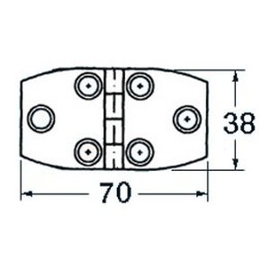 Osculati S.S Sarana 70x38mm