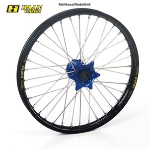 Haan Wheels CRF250/450 95- 21-1,60 BLUE HUB/BLACK RIM/BLACK SPO/BLUE NIP