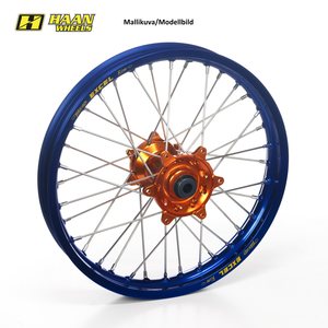 Haan Wheels KX 250 / KXF 450 03-14 19-2,15 ORANGE HUB/BLUE RIM