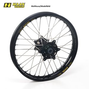 Haan Wheels SX65 16- REAR 12-1,60 BLACK RIM/BLACK HUB